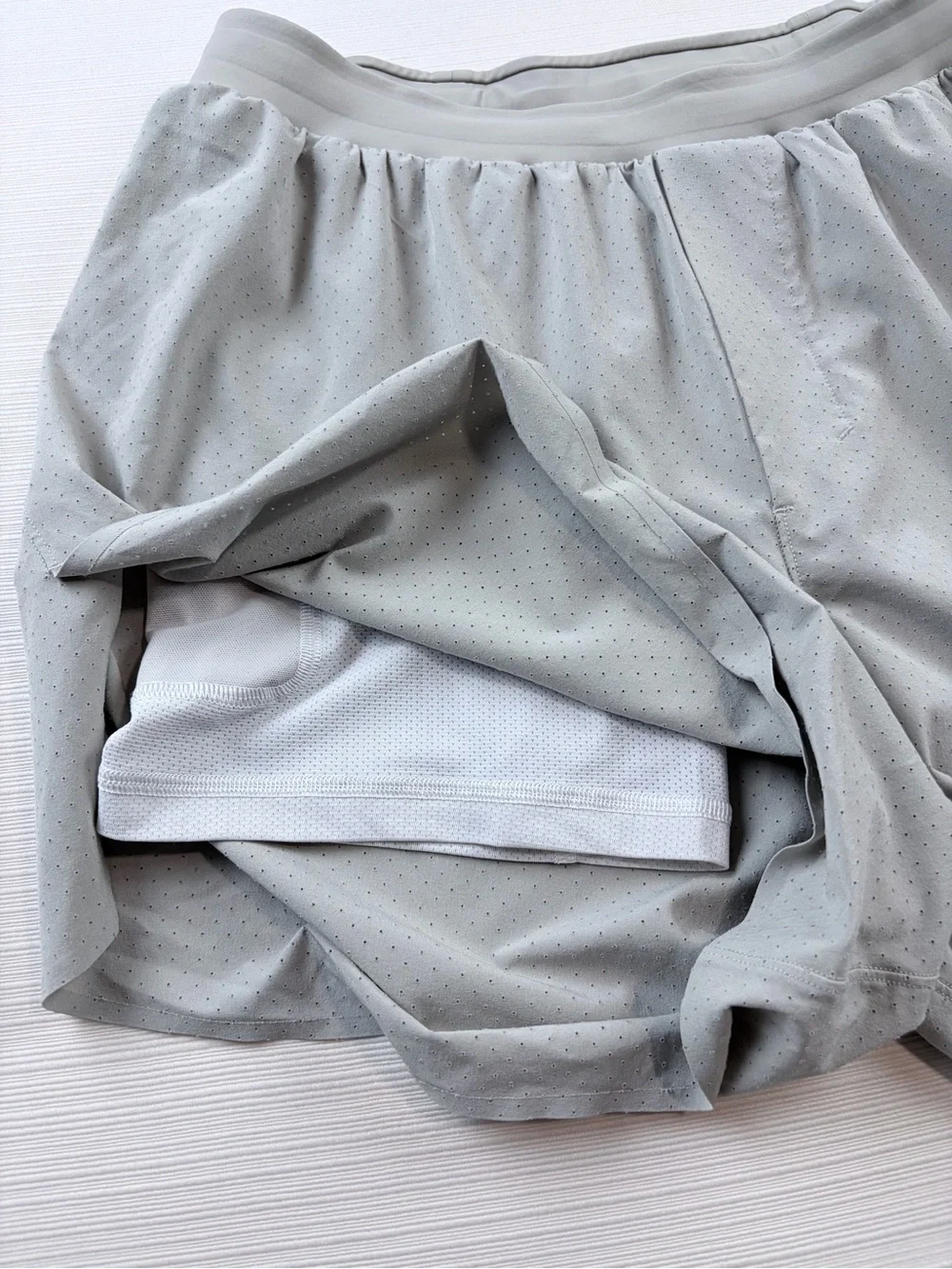 lululemon Women’s  athletica Light grayish green  Athletic Shorts M stretchable